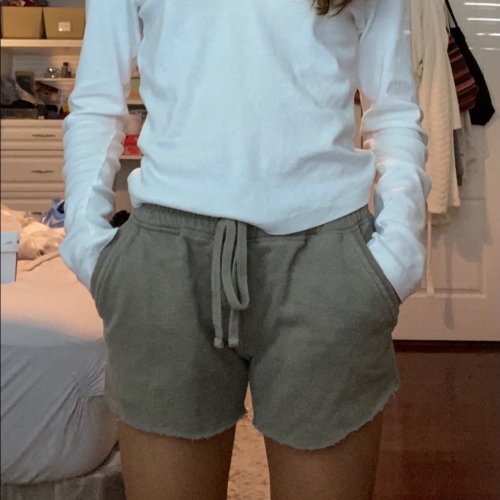 Army Green Sweatshorts